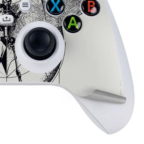 DC Comics Batman Skeleton diagram Art Xbox Series S Controller Skin